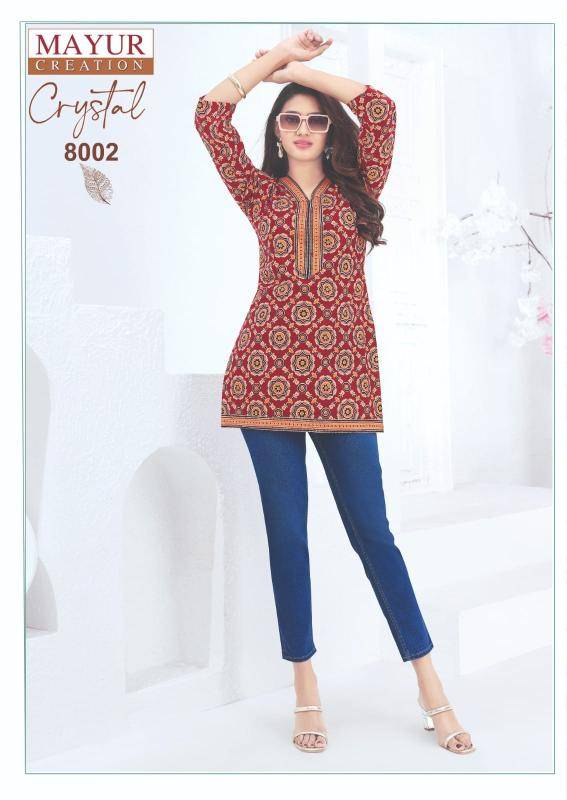 Mayur crystal vol-8 Surat kurti wholesale shopping
